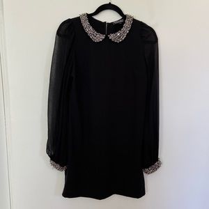 Spotlight by Warehouse black jeweled shift dress